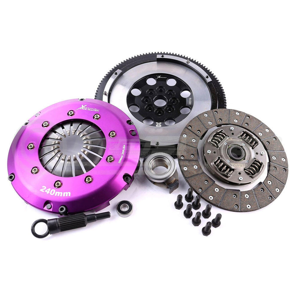 Xtreme Heavy Duty 240mm Sprung Organic Clutch Kit w/Flywheel Subaru WRX 06-17/FXT 05-13 KSU24588-1A