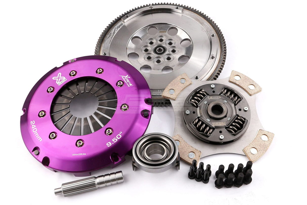 Xtreme Performance Race Sprung Ceramic Clutch Kit incl. Flywheel Subaru WRX 06-17/FXT 05-13/Liberty GT 09-14 (5MT Push Type) KSU24588-1R