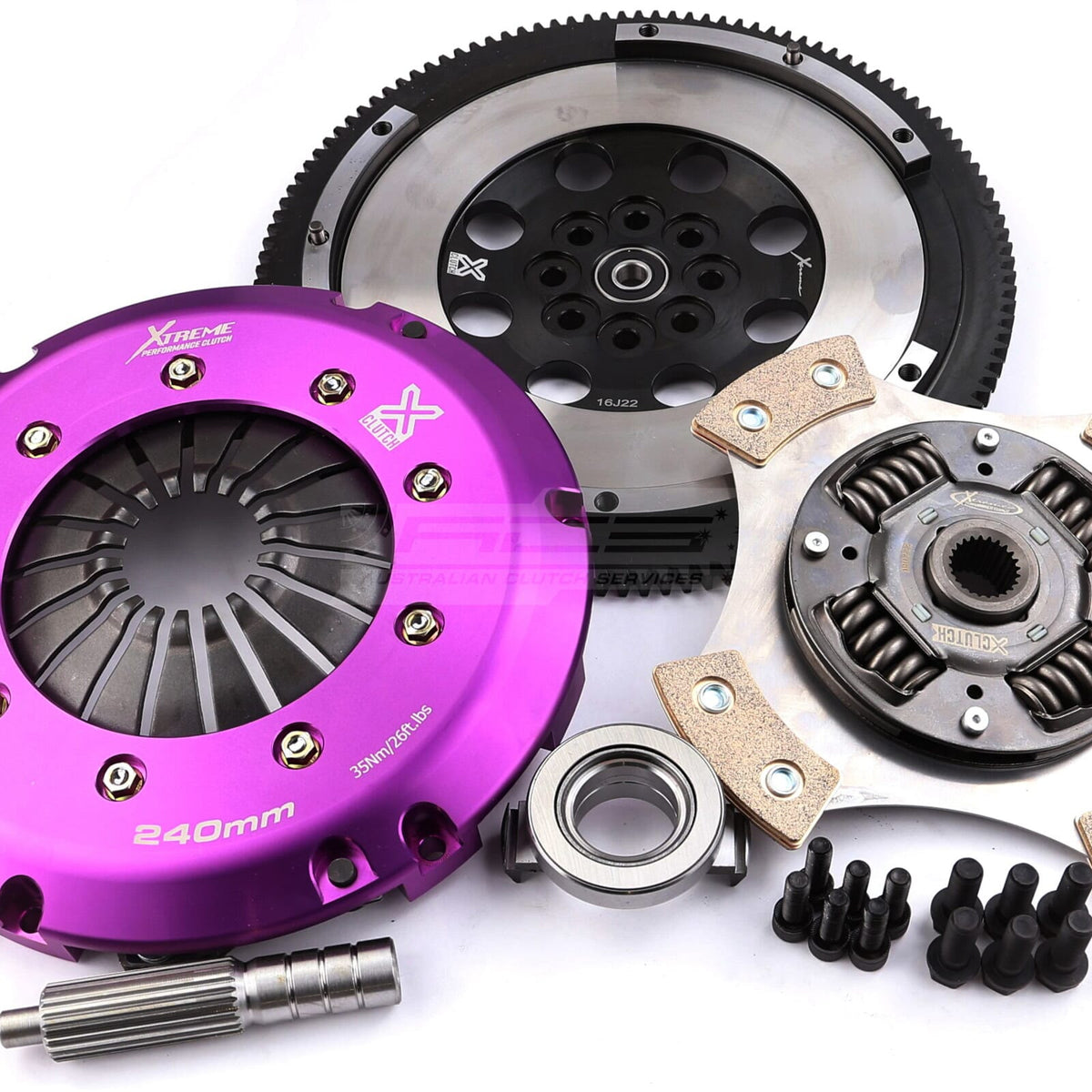 XClutch Stage 1 D&S Organic Clutch Kit | Subaru BRZ/86/GR86 (XKSU24590-1A)