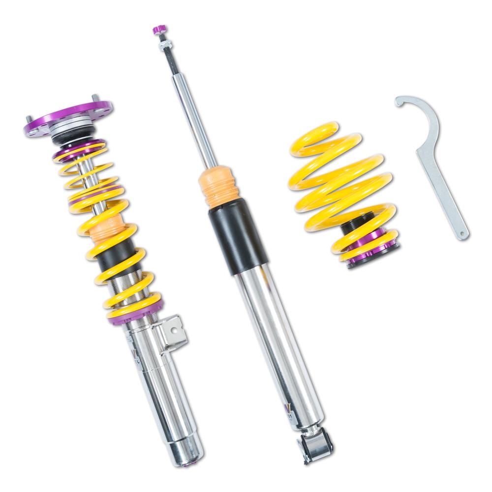 KW Suspension Variant 3 Inox Coilovers w/ Front Top Mounts