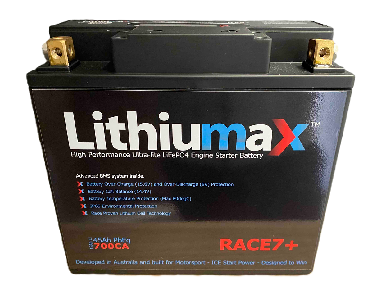 Lithiumax Race7+ Series 700CA Lithium LiFePO4 Car Battery