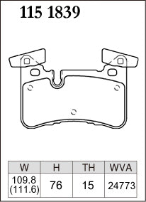 Dixcel M Type Brake Pads