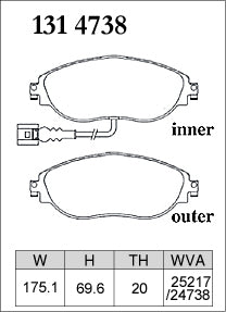 Dixcel M Type Brake Pads