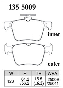 Dixcel M Type Brake Pads