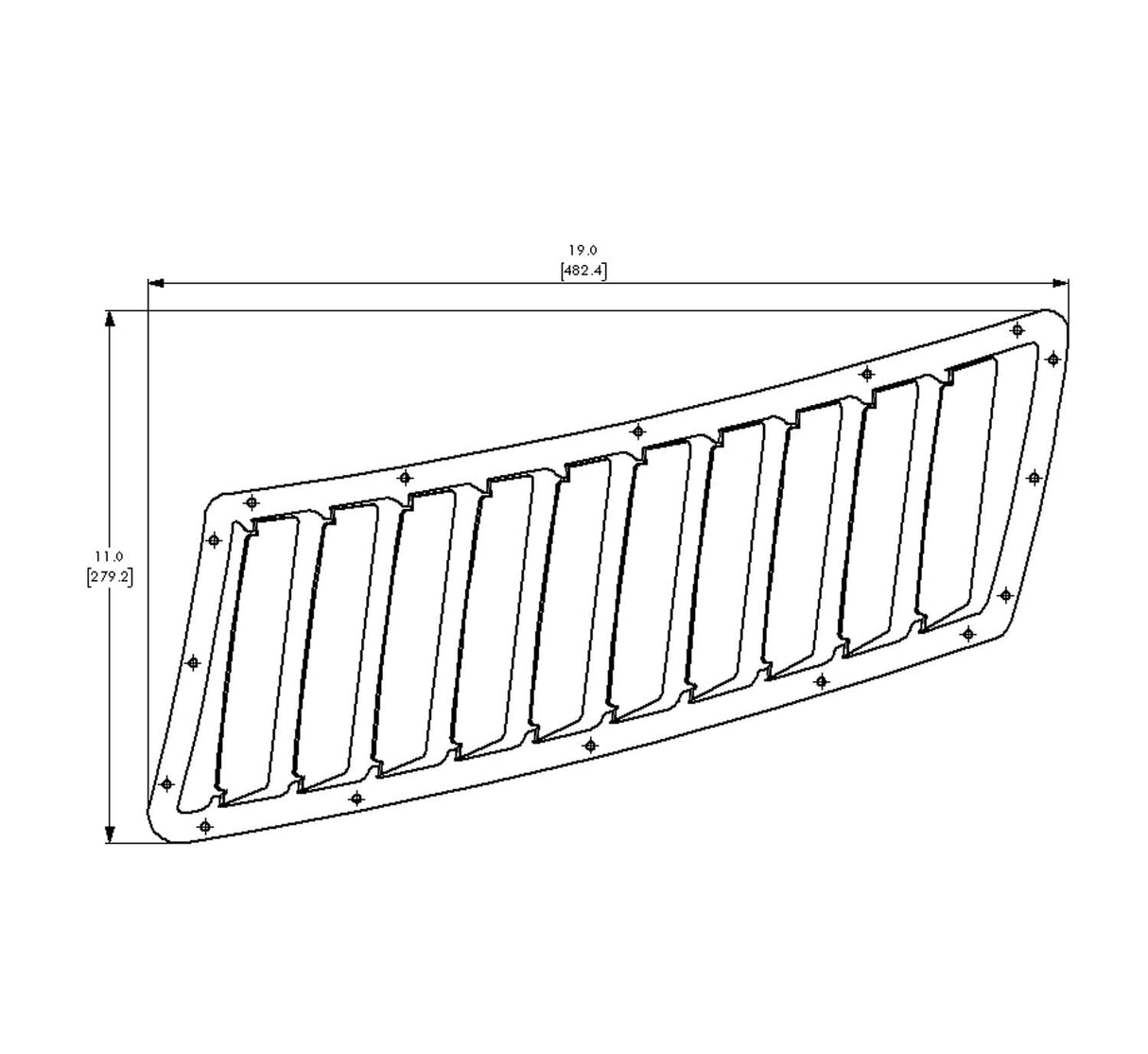 Verus Engineering M92 Bonnet Louver Kit