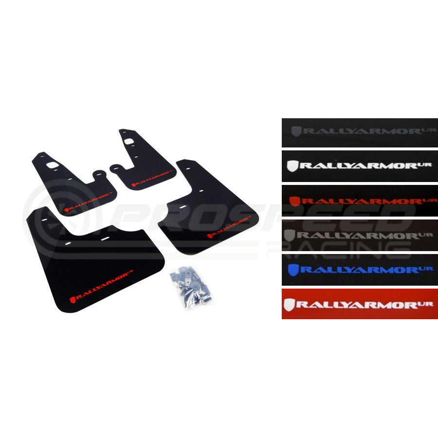 Rally Armor UR Mud Flaps - Mitsubishi Lancer CJ CF/Ralliart CY4A 07-17 MF8-UR | Pro Speed Racing