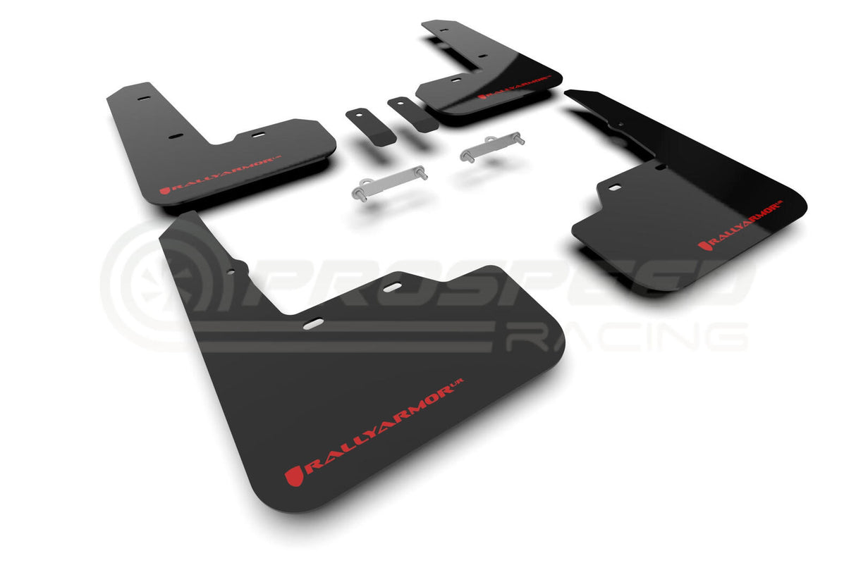 Rally Armor UR Mud Flaps - Subaru WRX VB 22+ MF92-UR-BLKBL MF92-UR-BLKRD MF92-UR-RDWH | Pro Speed