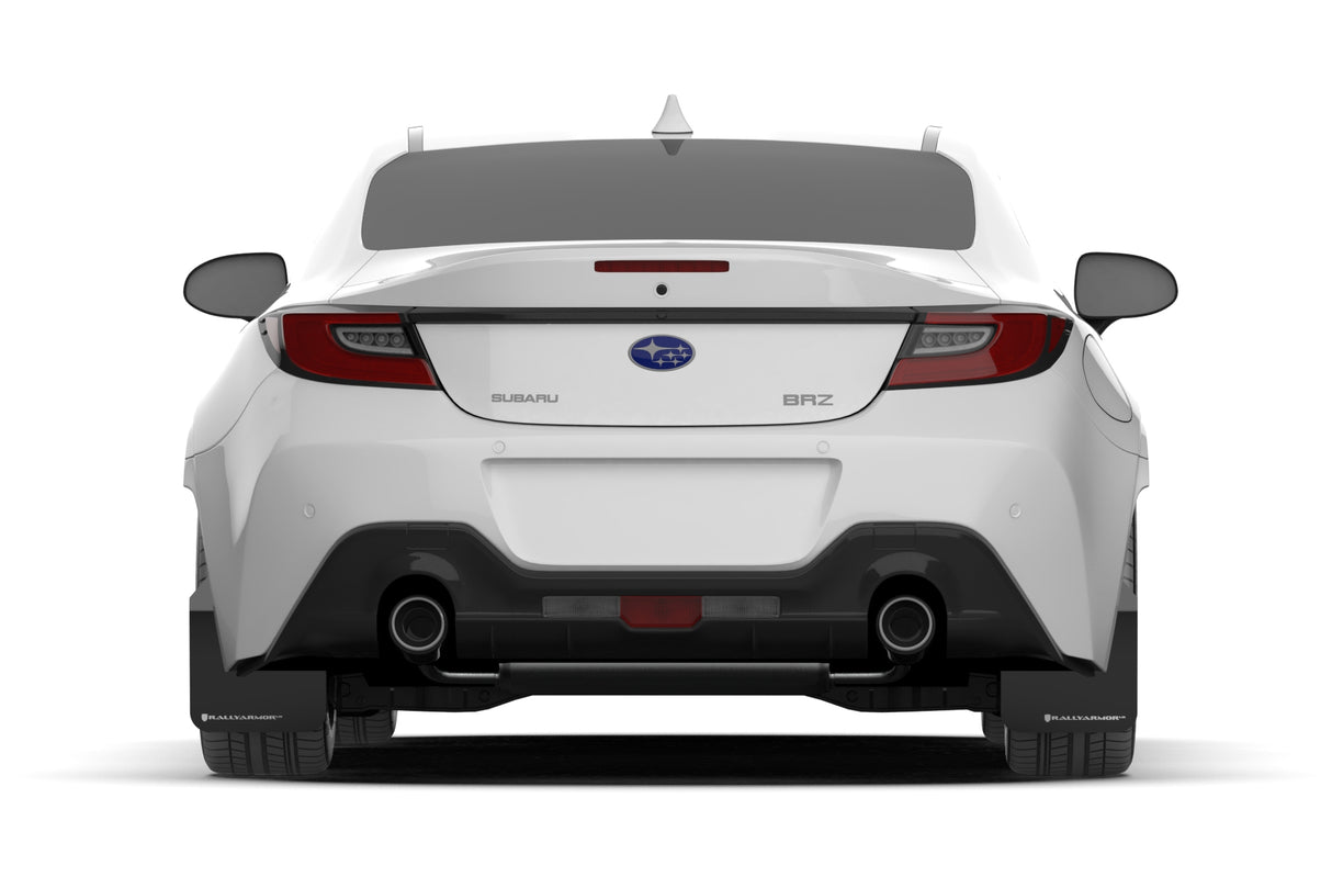 Rally Armor UR Mudflaps Black/Blue Logo
