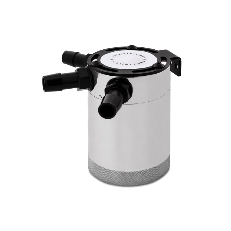 Mishimoto Universal Compact Baffled Oil Catch Can Kit - 3-Port