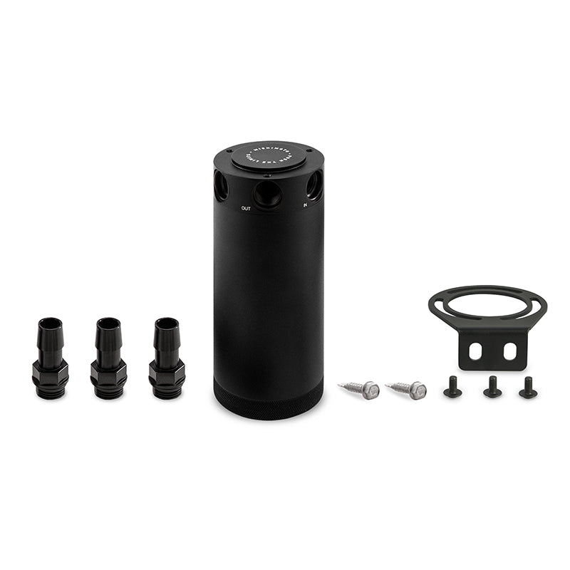 Mishimoto 3-Port Universal XL Baffled Catch Can - Black