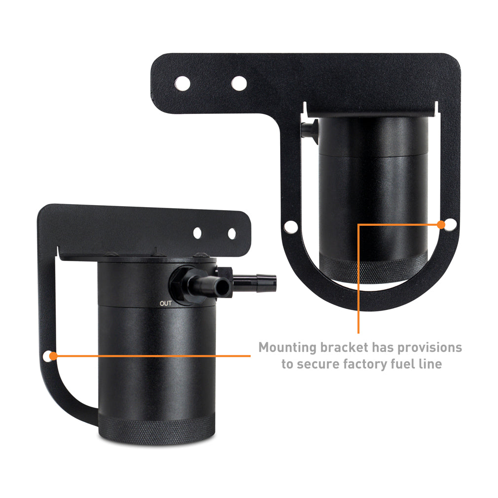 Mishimoto Baffled Oil Catch Can - PCV Side