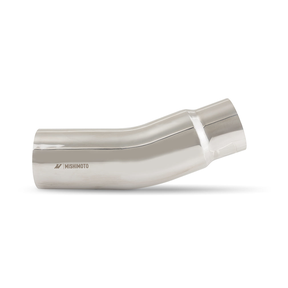 Mishimoto Long Turndown Muffler Tip, 5" Inlet, 6" Outlet - Polished