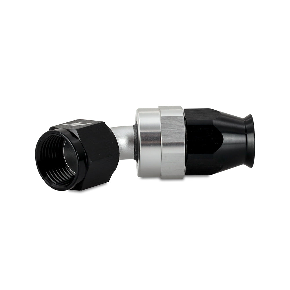 Mishimoto Aluminium PTFE -8AN 45 Degree Fitting - Black