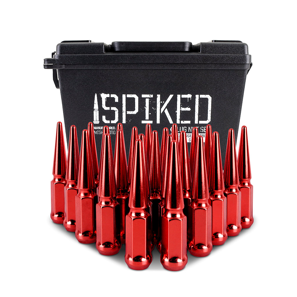 Mishimoto Steel Spiked Lug Nuts M12 x 1.5, 24pc Set