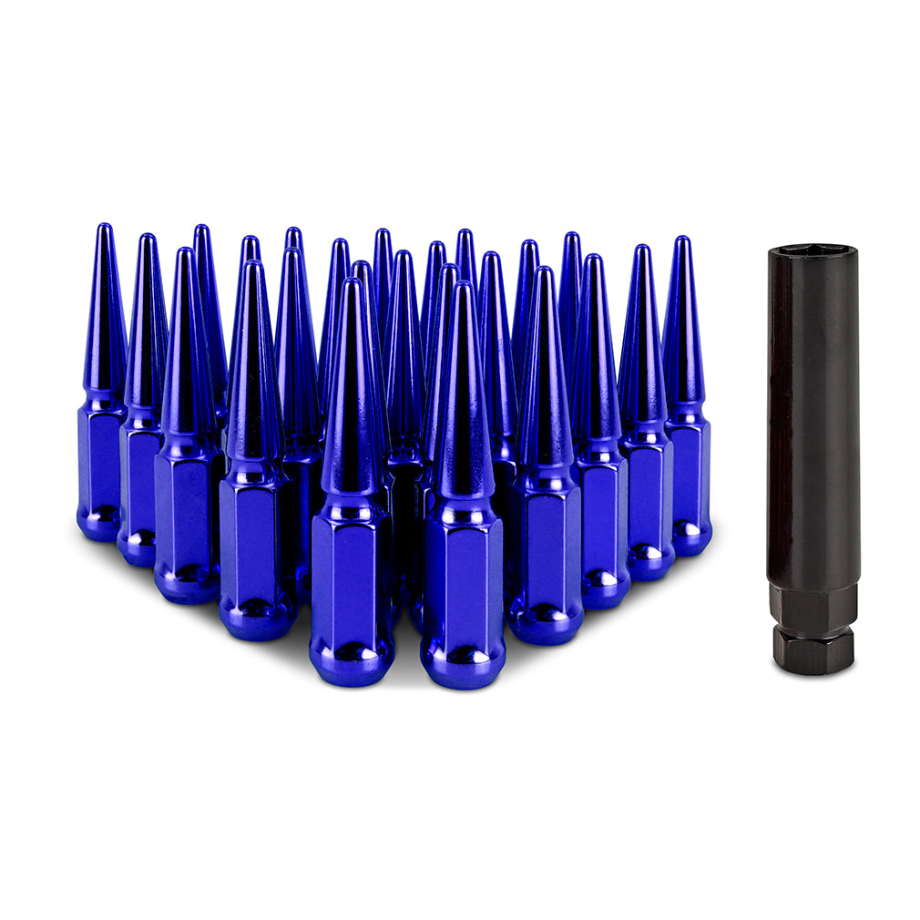 Mishimoto Steel Spiked Lug Nuts M14 x 1.5, 24pc Set