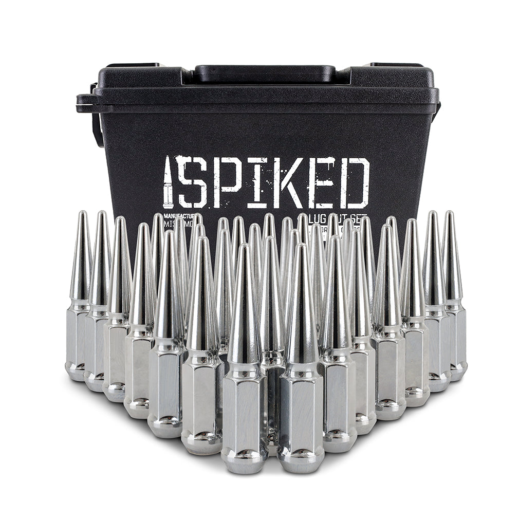 Mishimoto Steel Spiked Lug Nuts M14 x 1.5, 32pc Set