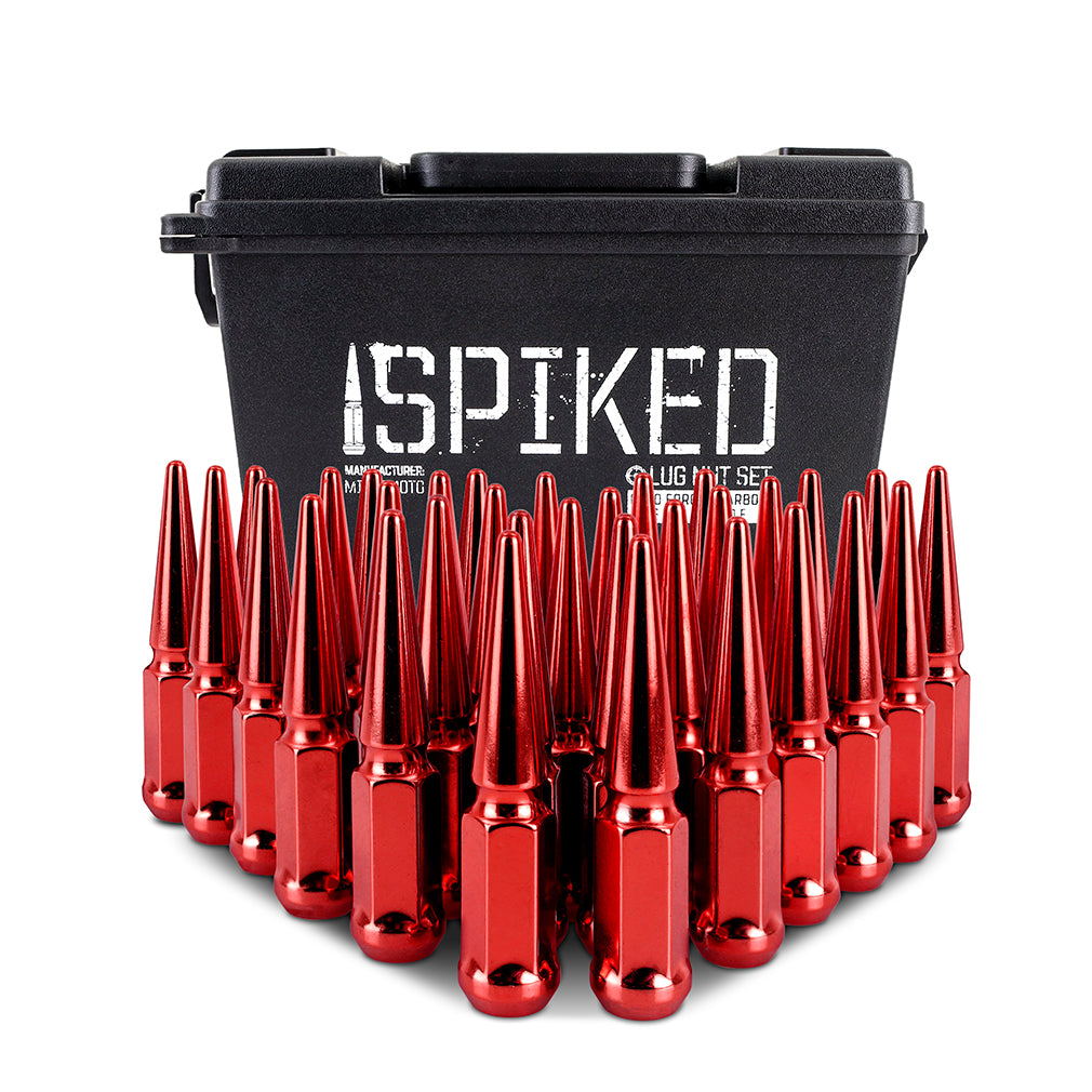 Mishimoto Steel Spiked Lug Nuts M14 x 1.5, 32pc Set