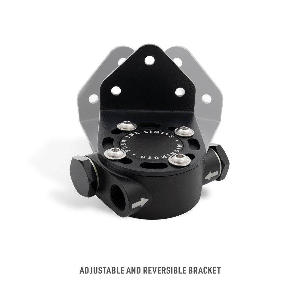 Mishimoto Remote Oil Filter Mount M22x1.5 Thread - Black