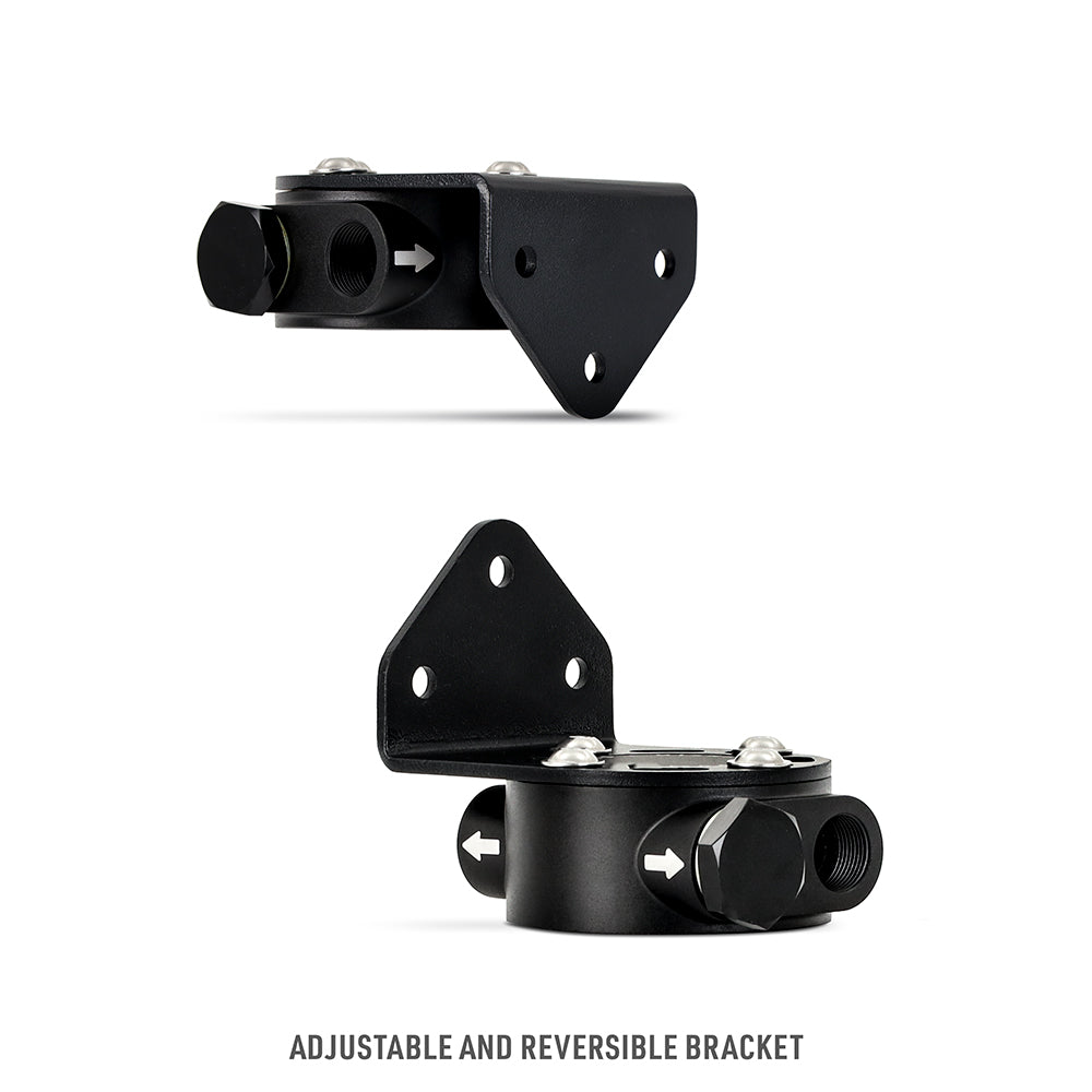 Mishimoto Remote Oil Filter Mount M22x1.5 Thread - Black