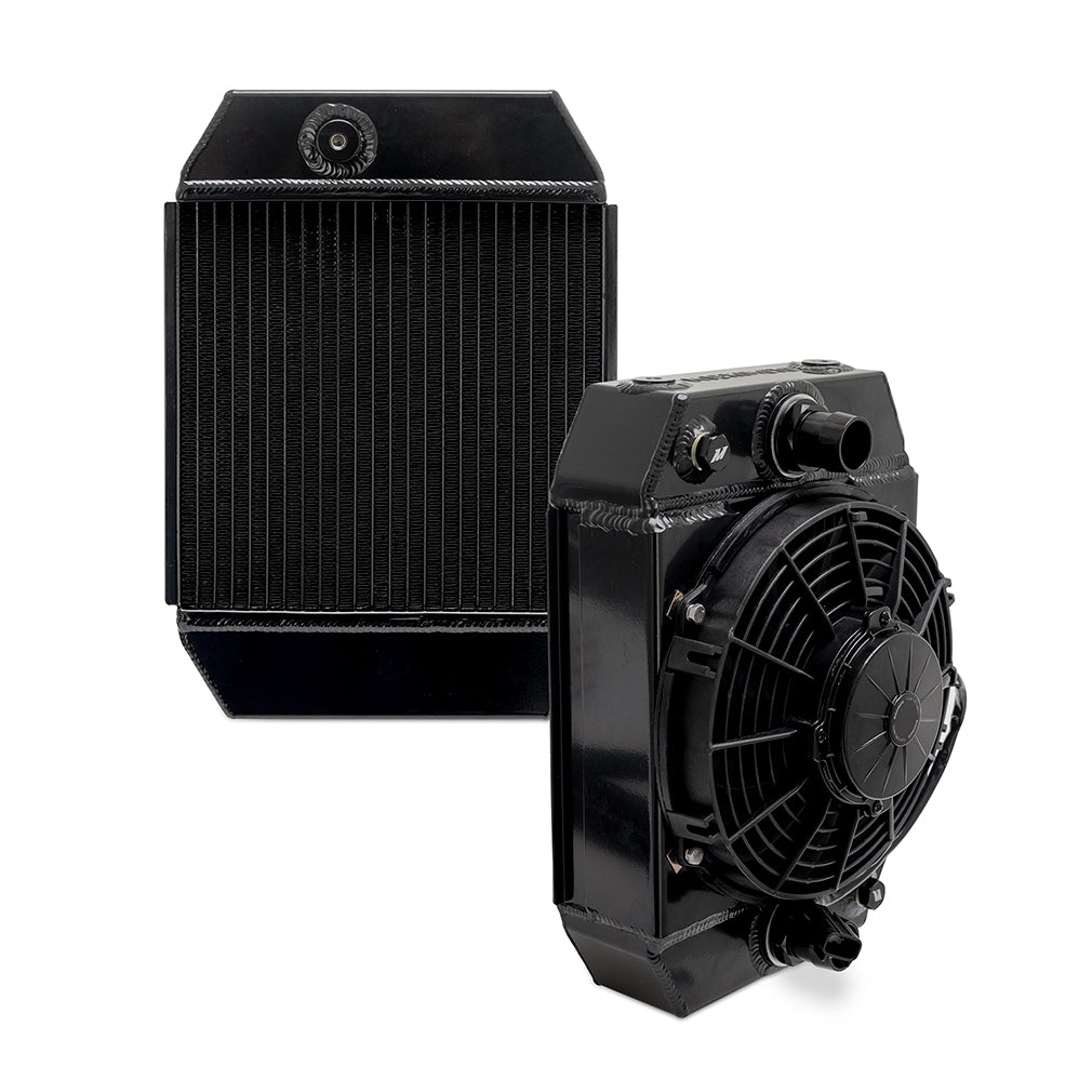Mishimoto Universal Drag Race Performance Aluminium Radiator - Black