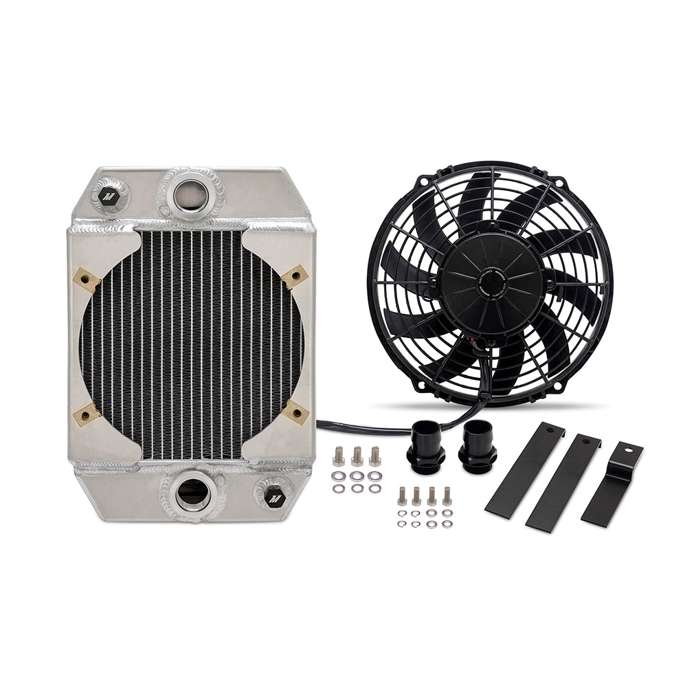 Mishimoto Universal Drag Race Performance Aluminium Radiator - Natural
