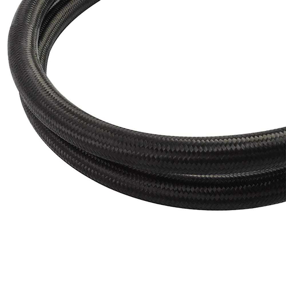 Mishimoto Braided -6AN 15Ft. Hose - Black Nylon