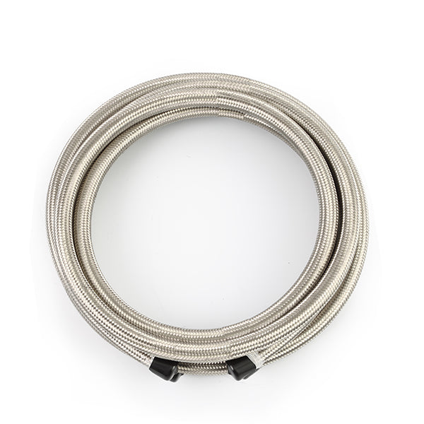Mishimoto Braided -6AN 15Ft. Hose - Stainless