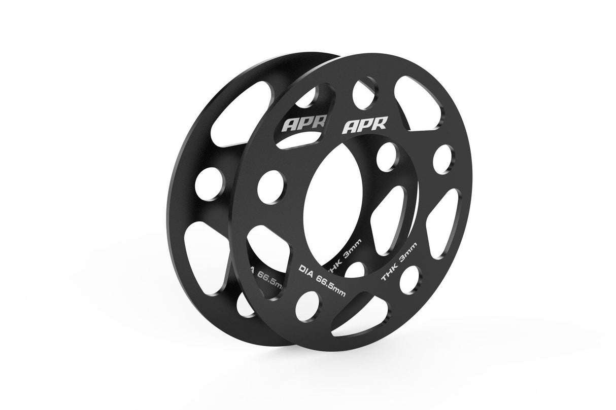 APR Spacers Wheel Spacer Kit 3mm (5x112 PCD/66.5mm CB) MS100160 | Pro Speed Racing