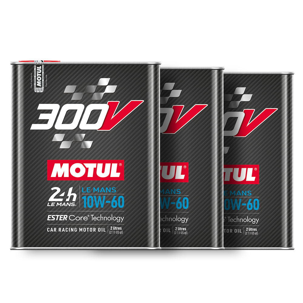 Motul 300V Le Mans 10W-60 Synthetic Engine Oil 3 x 2L Bulk Buy