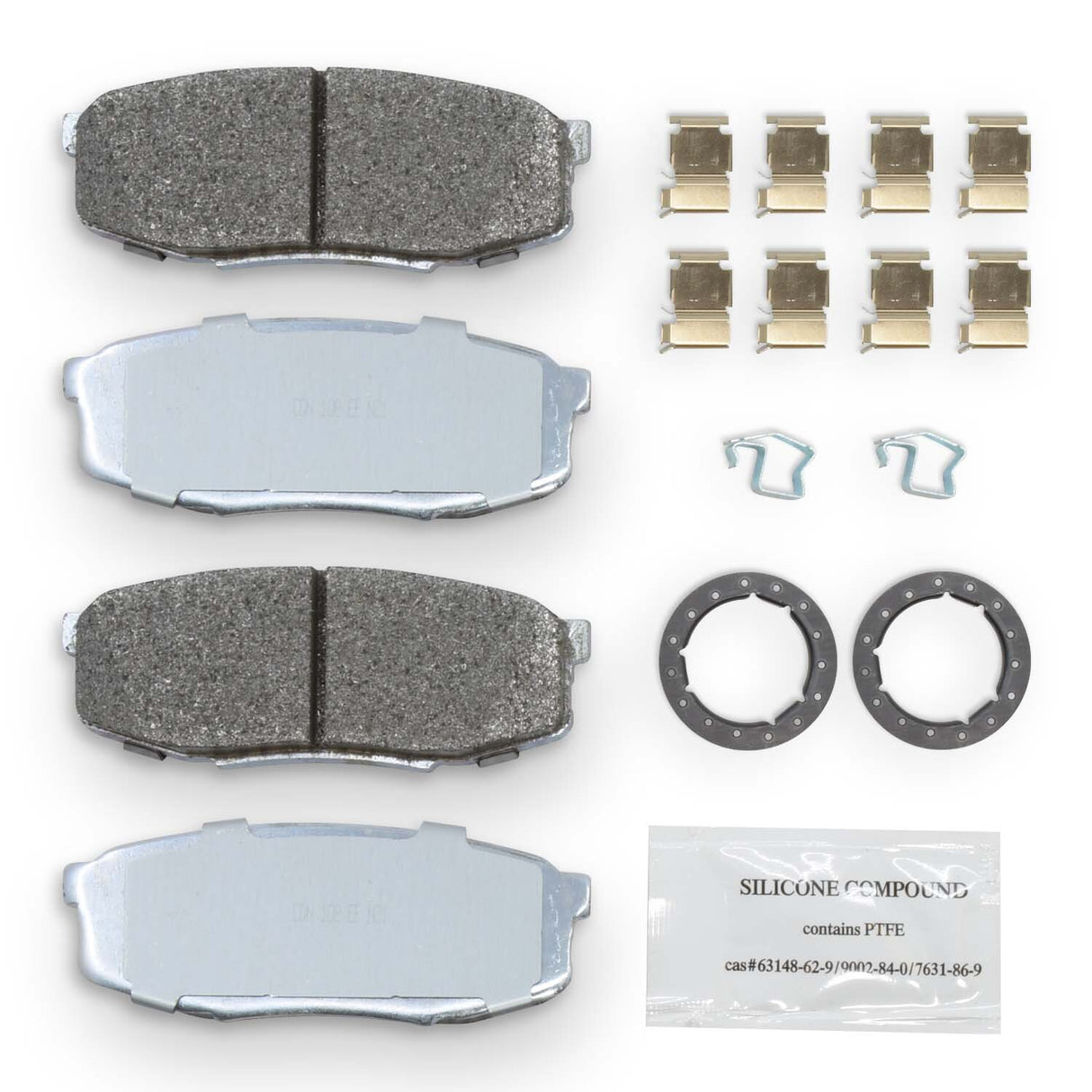 NRS Heavy Duty Semi Metallic Brake Pads Toyota Landcruiser 200 Series (Rear) NRS-D1304-XD