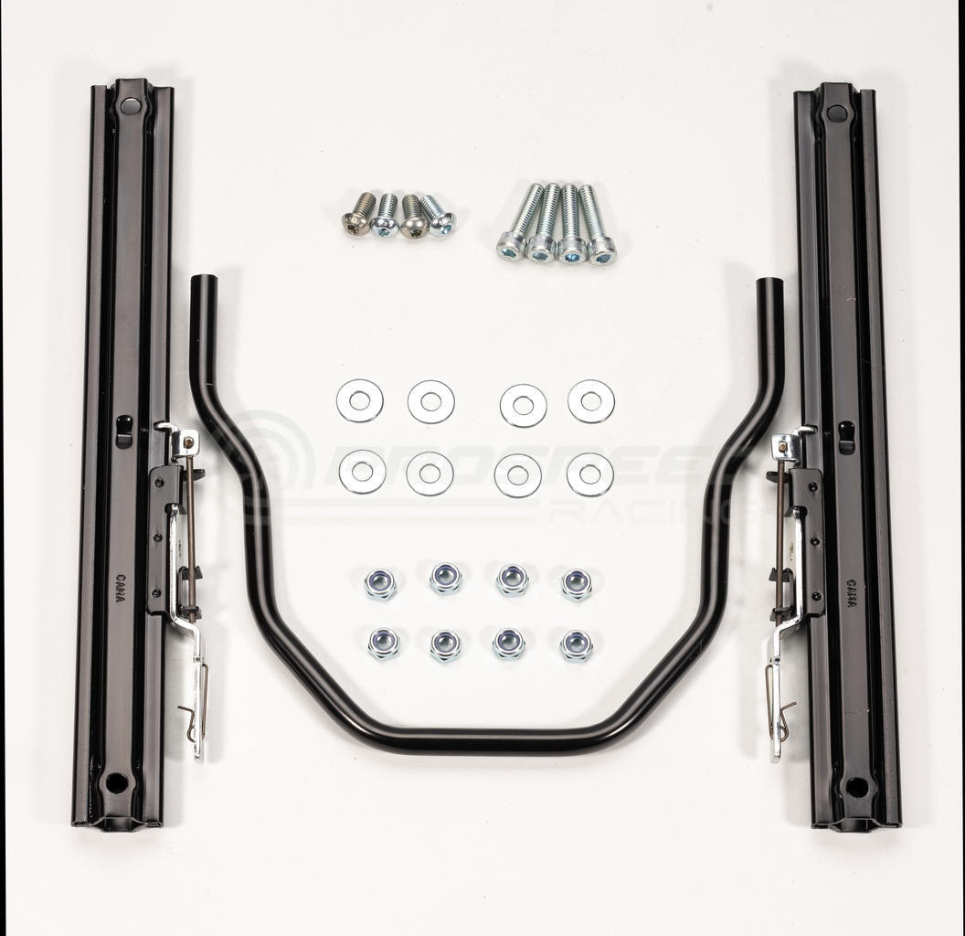 Tillett PTRI Premium Compact Sliding Seat Runner Set - Suits Inward Angle Side Mount Brackets