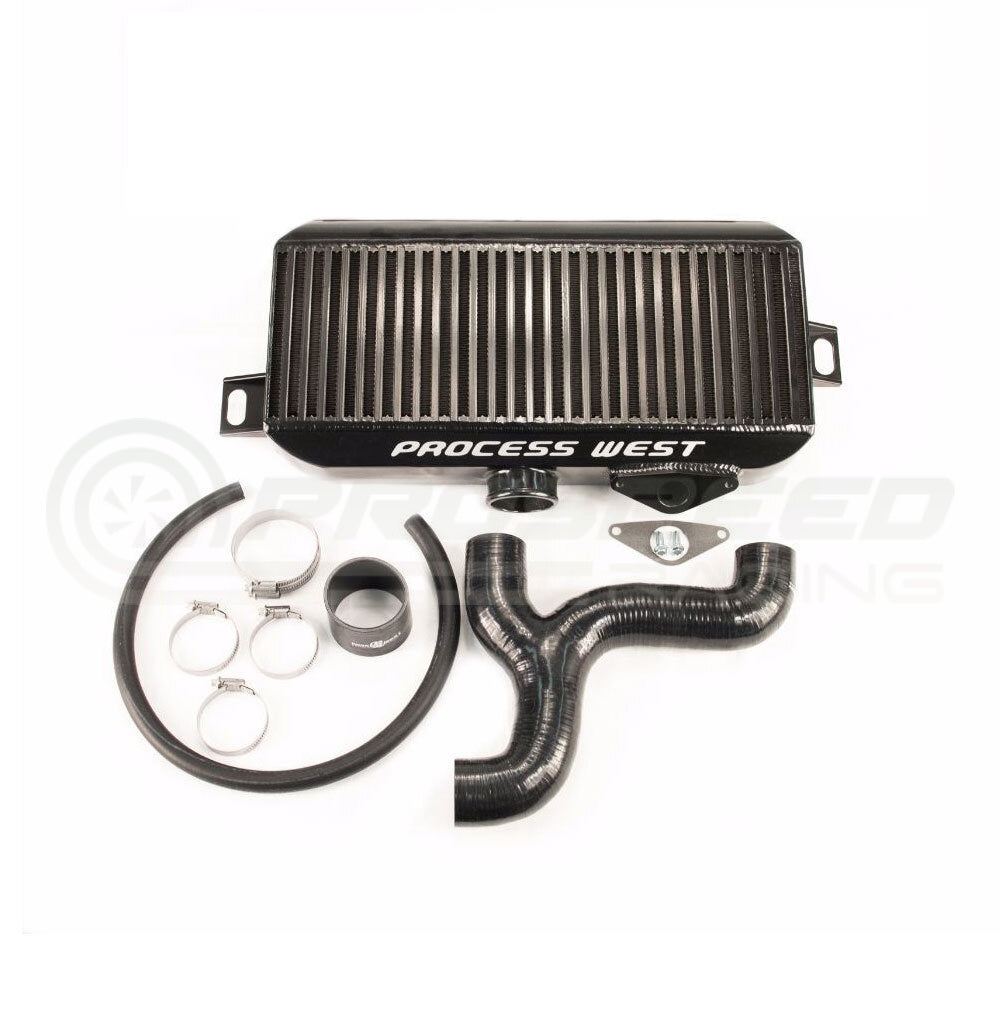 Process West Top Mount Intercooler (suits Subaru 01-02 GD WRX/STI) - Black