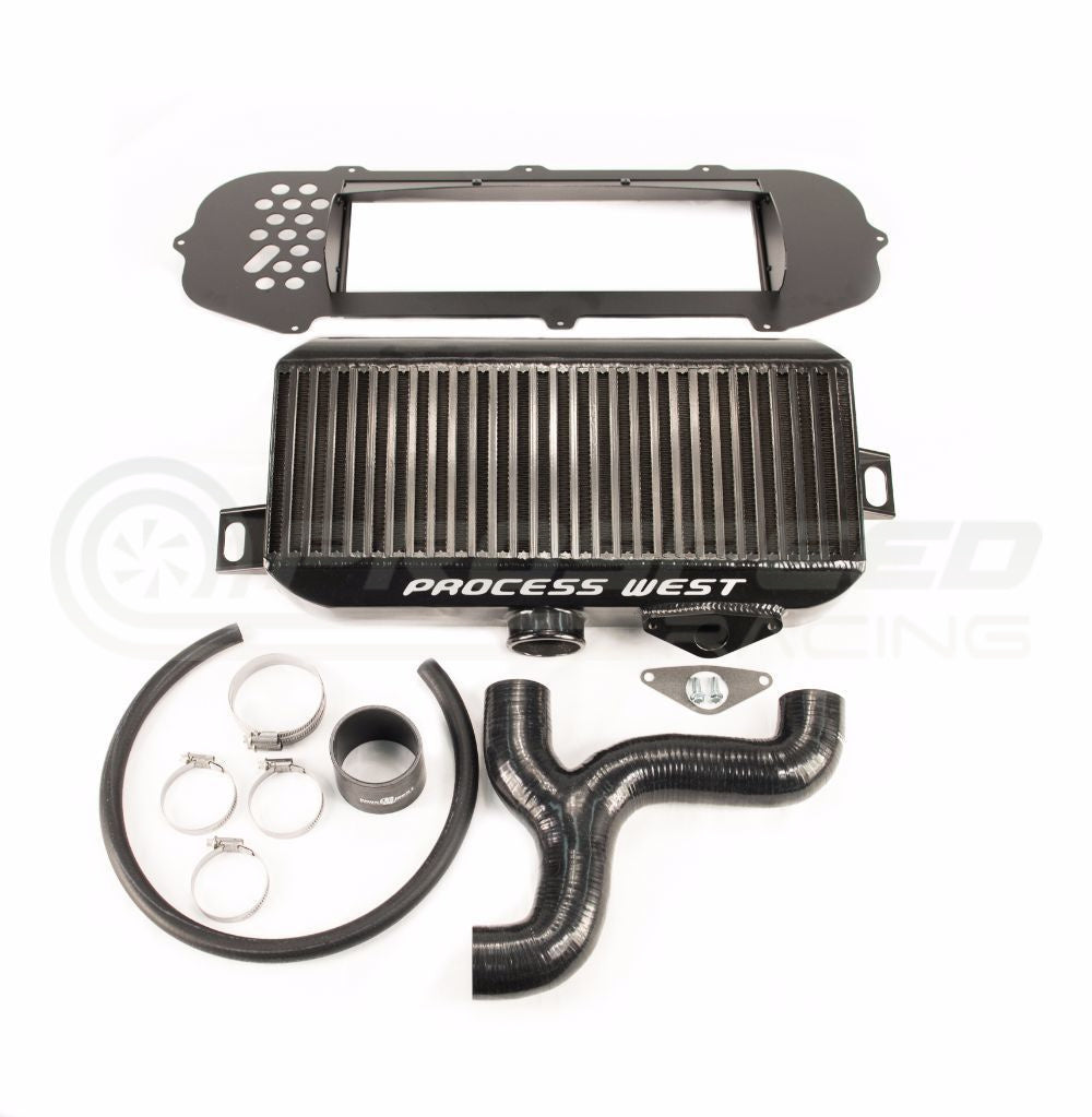 Process West Top Mount Intercooler (suits Subaru 99-00 GC8 WRX/STI) - Black