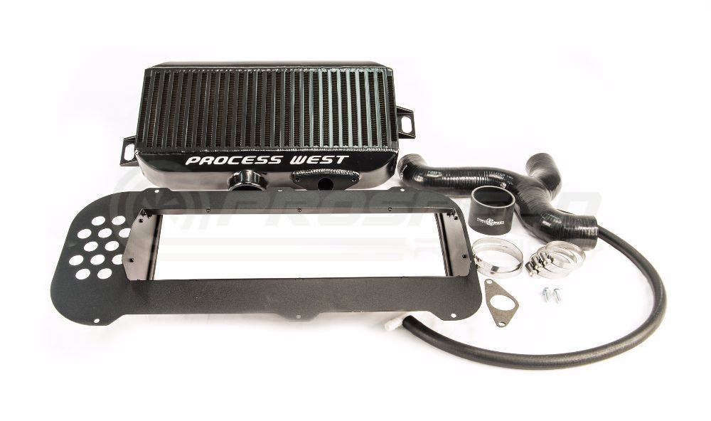 Process West Top Mount Intercooler Kit Black - Subaru STI 08-21 PWTMIC06B | Pro Speed Racing