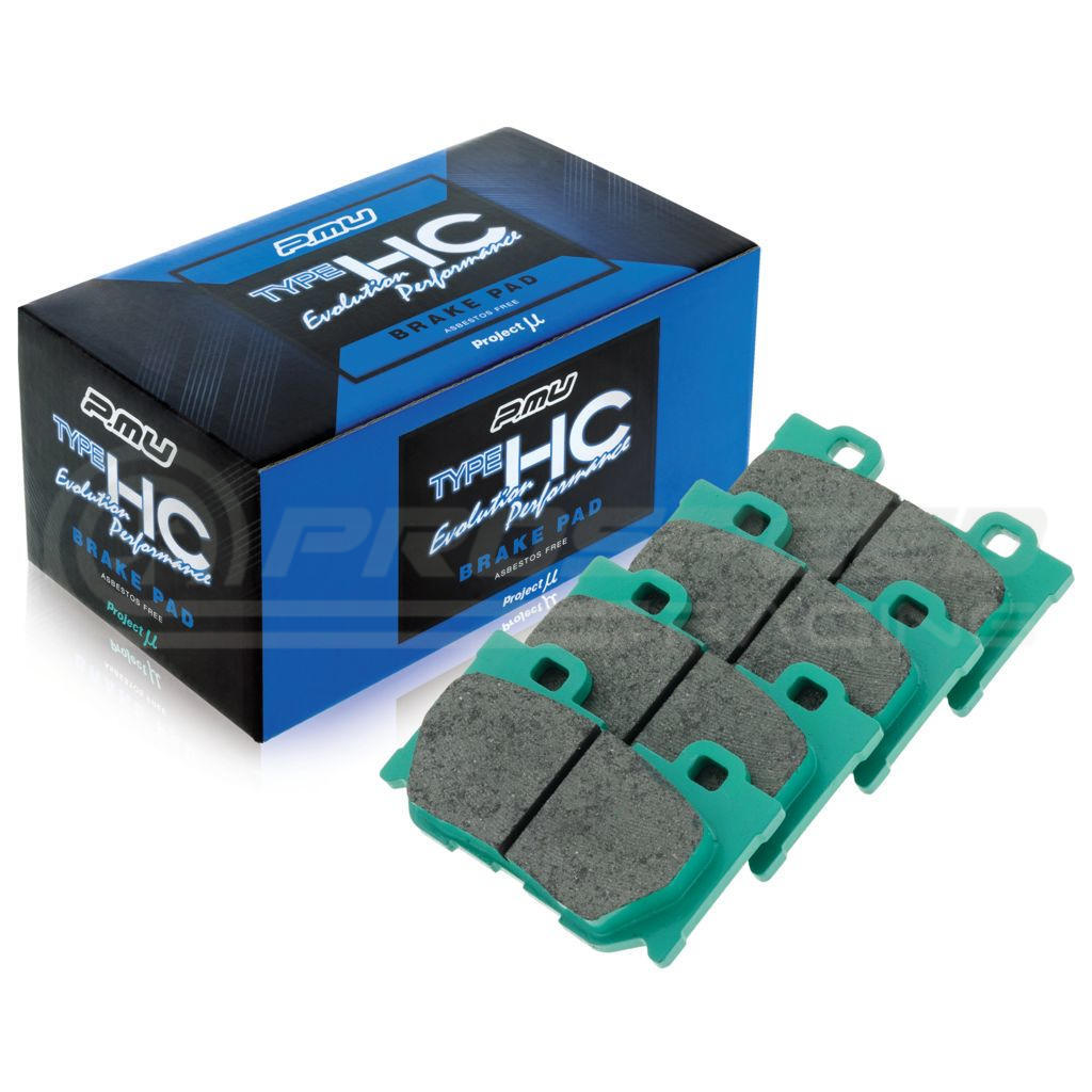 Project Mu HC-EP Rear Brake Pads - Nissan 370Z Z34/Infiniti G37 V36 R210-HC-EP | Pro Speed Racing
