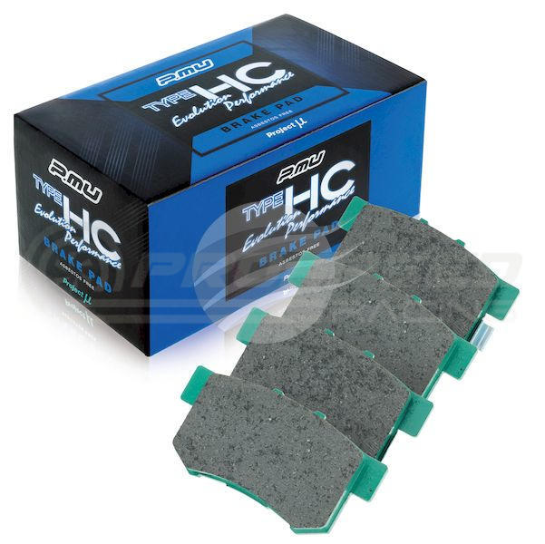 Project Mu HC-EP Rear Brake Pads - Honda S2000/Civic Type-R EP3/Civic ES/Integra Type-R R389-HC-EP
