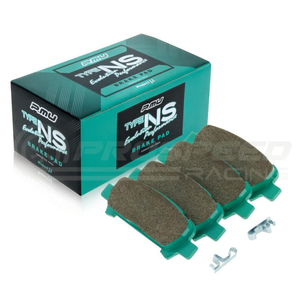 Project Mu NS EP Rear Brake Pads - Subaru WRX STI 94-00/Impreza/Liberty/Forester SF R912-NS-EP