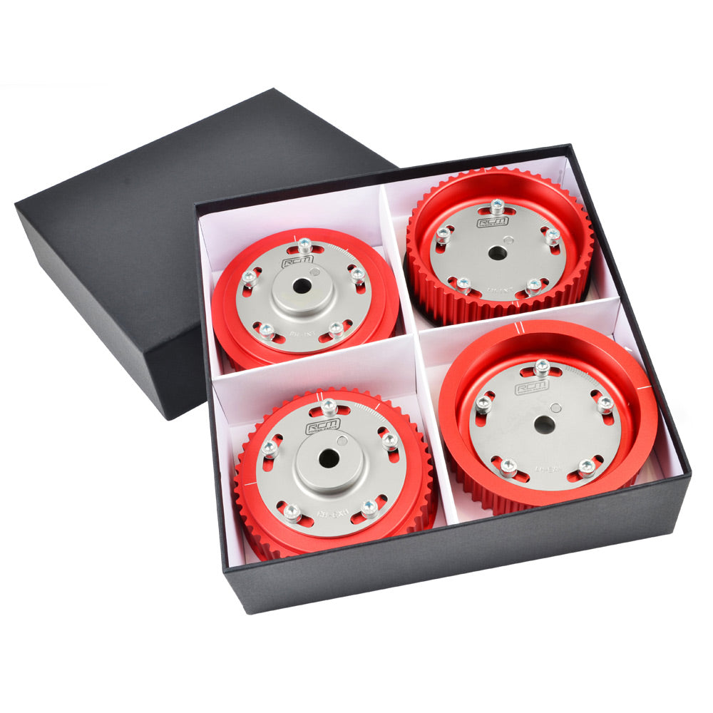 RCM Alloy/Steel Vernier Adjustable Cam Gear Pulley Set