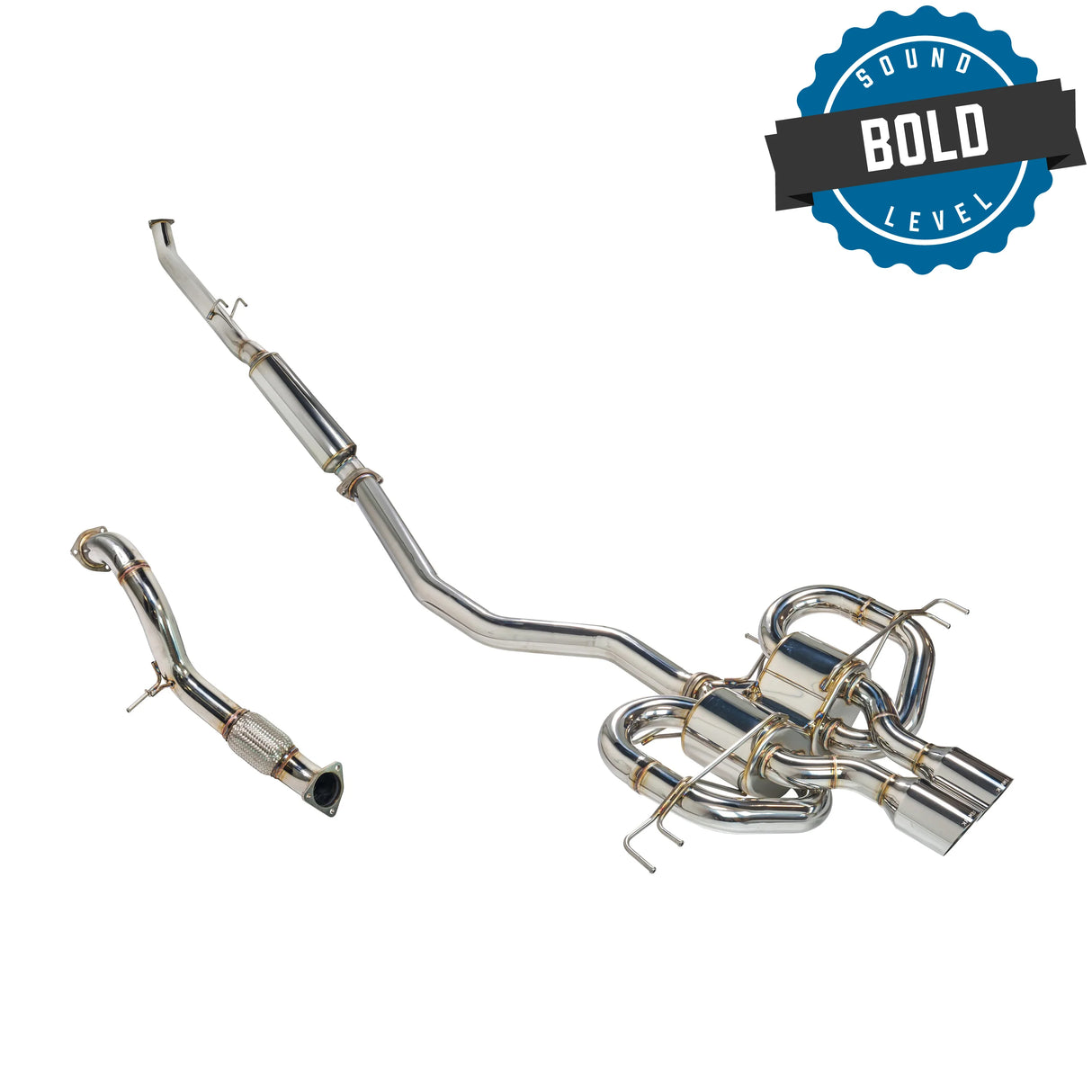 Remark Sports Touring Link Loop Cat Back + Front Pipe
