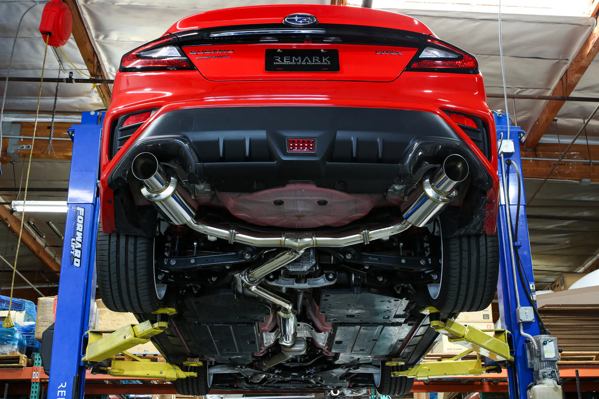Remark R1-Spec Dual Resonated Cat Back Exhaust System