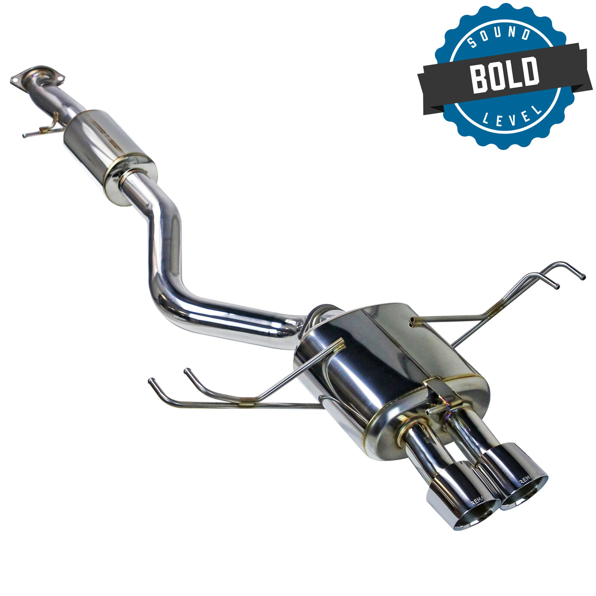 Remark Elite Spec Dual Tip Resonated Cat Back Exhaust System