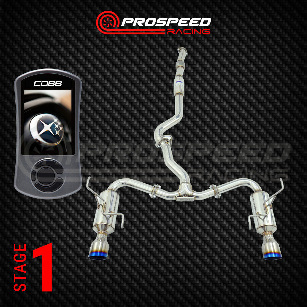 Stage 1 Pack: Cobb Accessport/Invidia R400 Cat Back - Subaru WRX 08-10 (Sedan) | Pro Speed Racing