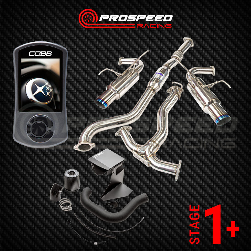 Stage 1+ Pack: Cobb Accessport/SF Intake/Invidia N1 Cat Back - Subaru WRX VA 15-21 | Pro Speed