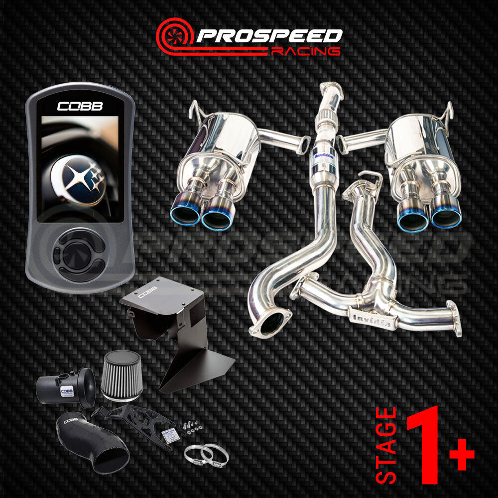 Stage 1+ Pack: Cobb Accessport/SF Intake/Invidia Q300 Cat Back - Subaru WRX/STI 11-14 (Sedan) | PSR
