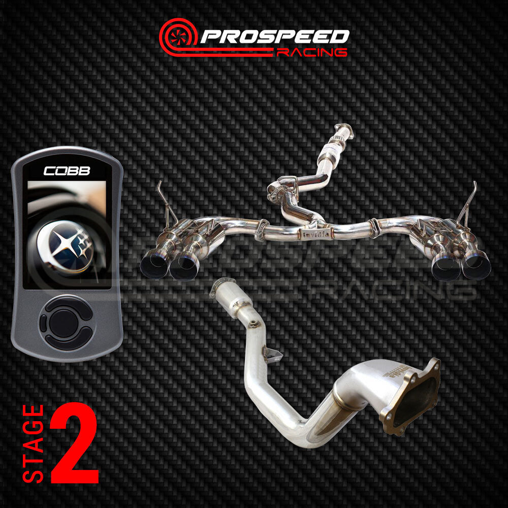 Stage 2 Pack: Cobb Accessport/Invidia R400 Turbo Back - Subaru WRX 11-14/STI 08-14 (Hatch) | PSR