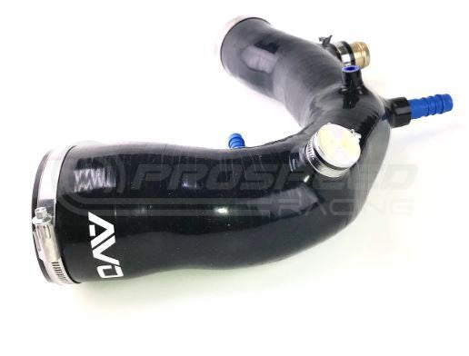 AVO Silicone Turbo Inlet Hose - Subaru WRX STI GC8 99-00 V5 V6/Forester GT 97-02 S2A98G41BBLKA