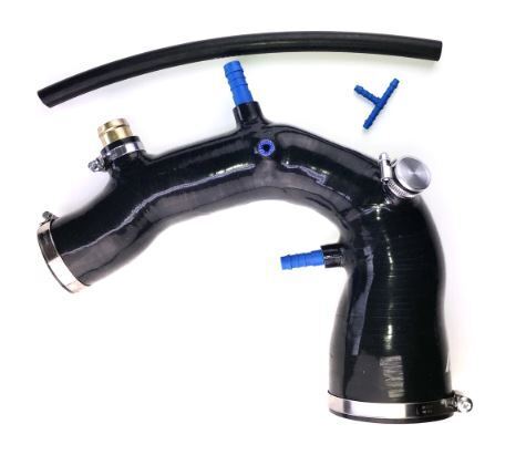 AVO 1 Piece Silicone Turbo Inlet/MAF Pipe Black