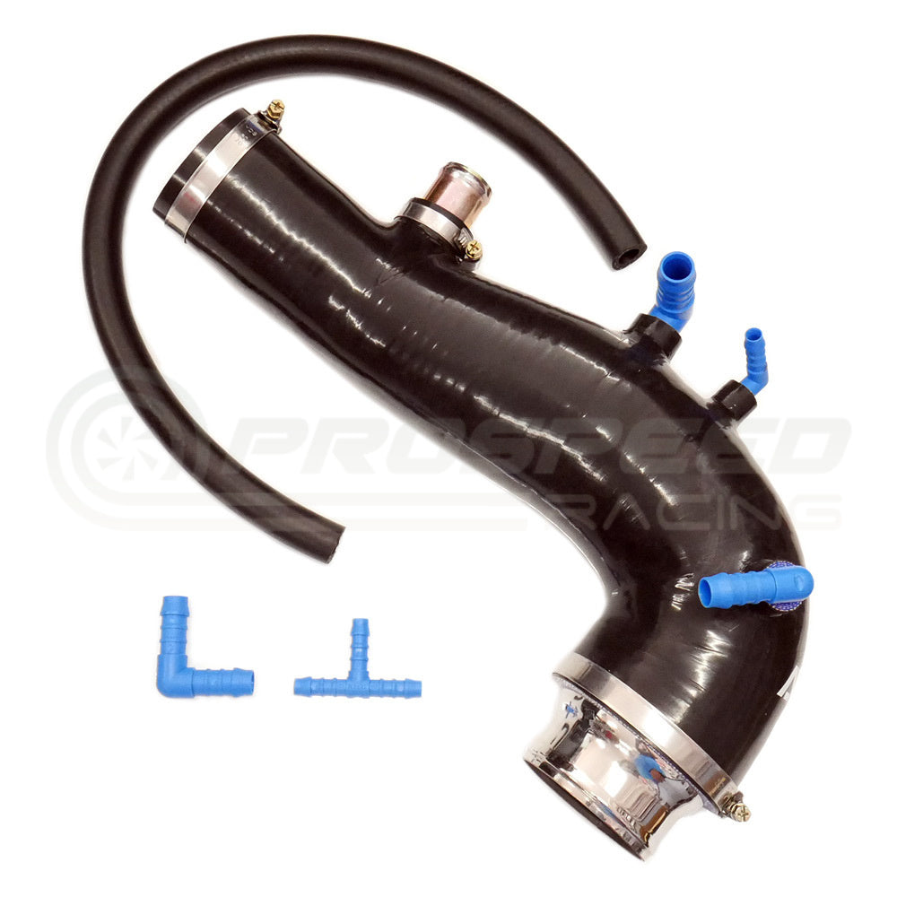 AVO Silicone Turbo Inlet Pipe Black - Subaru STI 08-21 S2F08G41ABLKJ