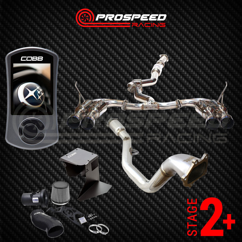 Stage 2+ Pack: Cobb Accessport/SF Intake/Invidia R400 Turbo Back - Subaru WRX 11-14/STI 08-14 Hatch