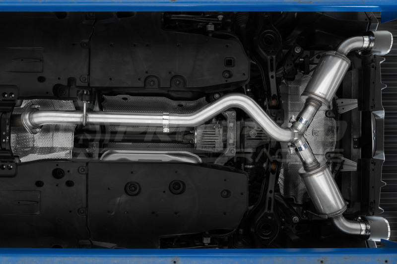 MBRP 3" Stainless Steel Cat Back Exhaust w/Dual Split Carbon Fibre Tips